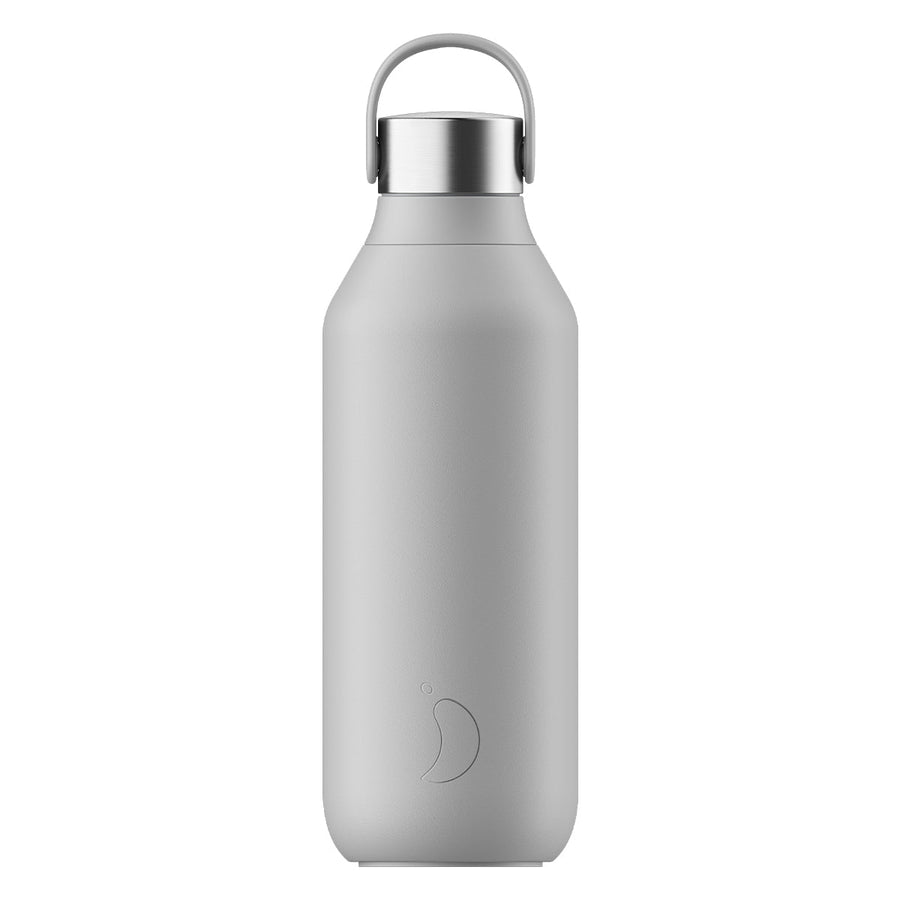 Chilly's, Chilly's Vacuum Insulated Stainless Steel 500ml Drinking Bottle Series 2 - Granite Grey, Redber Coffee