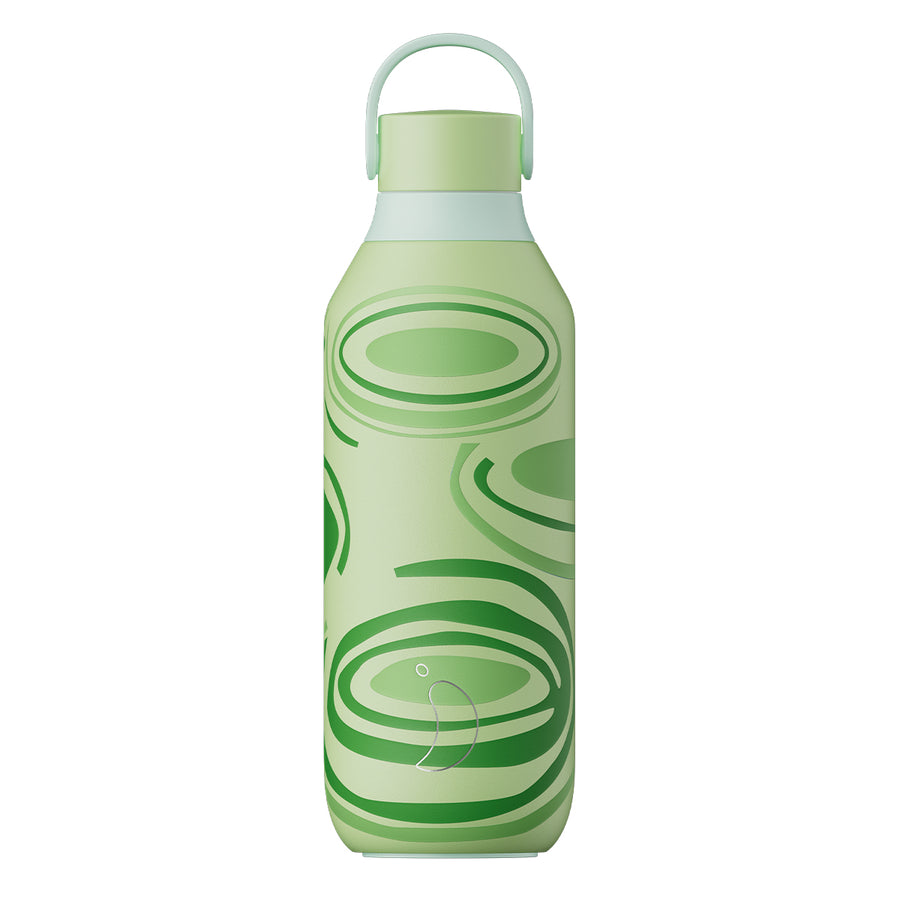 Chilly's, Chilly's Series 2 Stainless Steel 500ml Bottle - House Of Sunny OG Green Hockney, Redber Coffee