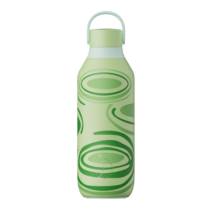 Chilly's, Chilly's Series 2 Stainless Steel 500ml Bottle - House Of Sunny OG Green Hockney, Redber Coffee