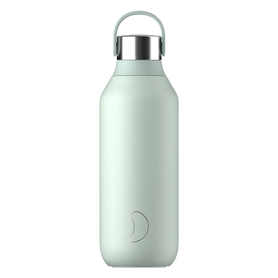 Chilly's, Chilly's Vacuum Insulated Stainless Steel 500ml Drinking Bottle Series 2 - Lichen Green, Redber Coffee