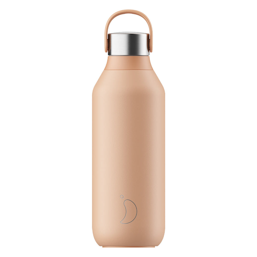 Chilly's, Chilly's Vacuum Insulated Stainless Steel 500ml Drinking Bottle Series 2 - Peach Orange, Redber Coffee