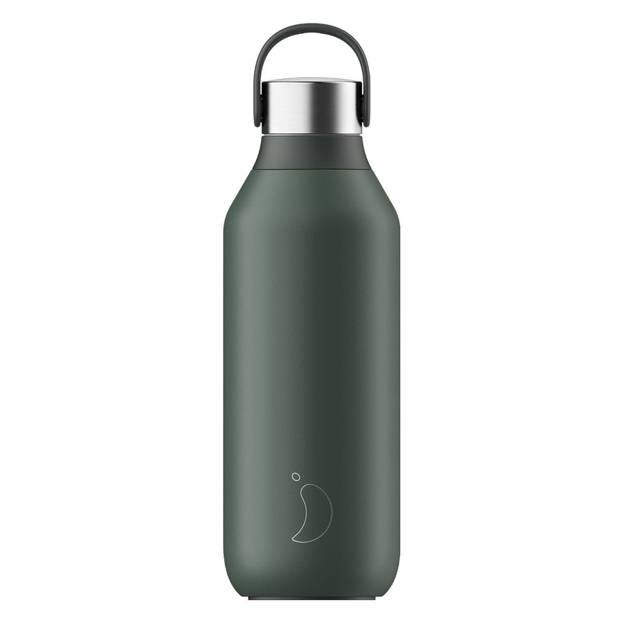 Chilly's, Chilly's Vacuum Insulated Stainless Steel 500ml Drinking Bottle Series 2 - Pine Green, Redber Coffee