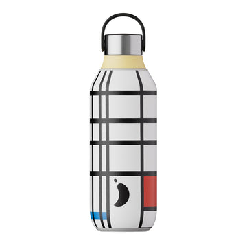 Chilly's, Chilly's Series 2 Stainless Steel 500ml Bottle - Tate, Piet Mondrian, Redber Coffee