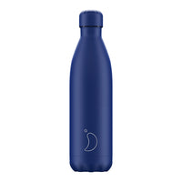 Chilly's, Chilly's Vacuum Insulated Stainless Steel 750ml Drinking Bottle - Matte All Blue, Redber Coffee