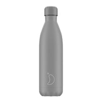 Chilly's, Chilly's Vacuum Insulated Stainless Steel 750ml Drinking Bottle - Monochrome All Grey, Redber Coffee