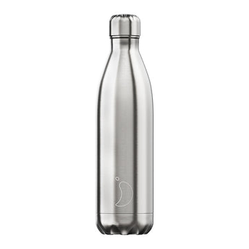 Chilly's, Chilly's Vacuum Insulated Stainless Steel 750ml Drinking Bottle - Stainless Steel, Redber Coffee