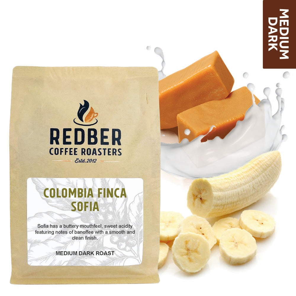 Colombia Finca Sofia Mediumdark Roast Coffee Beans Redber Coffee