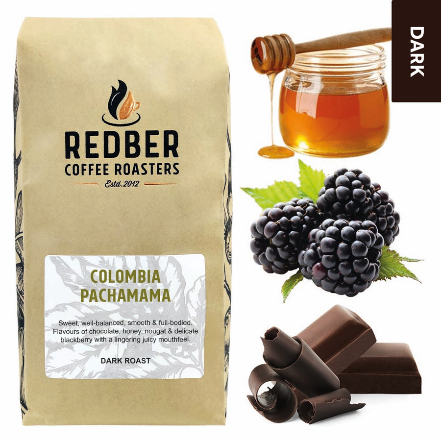 Redber, COLOMBIA PACHAMAMA - Dark Roast Coffee, Redber Coffee