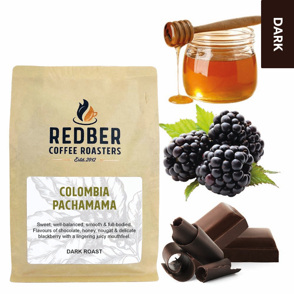 Redber, COLOMBIA PACHAMAMA - Dark Roast Coffee, Redber Coffee