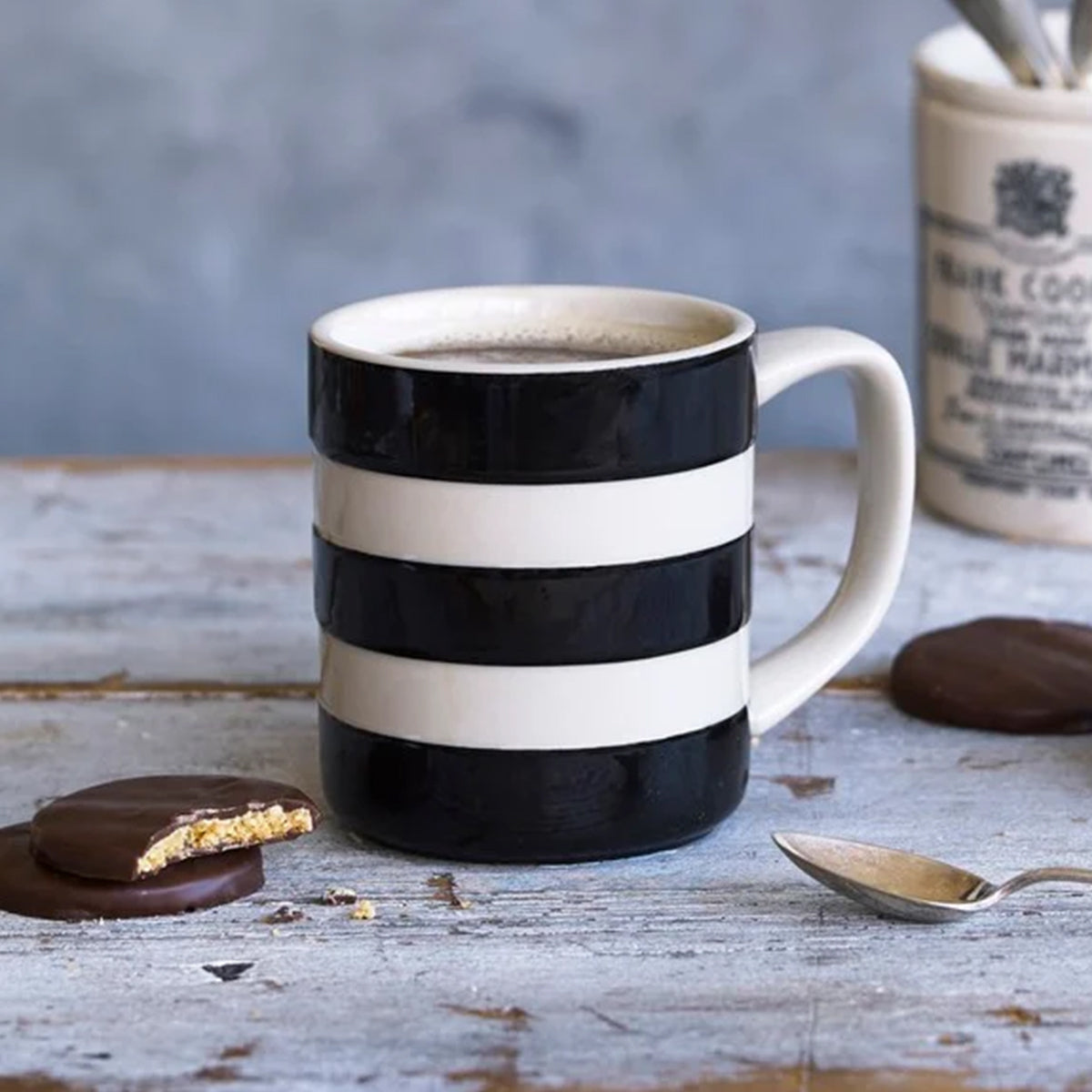 Cornishware, Cornishware Cornish Mug 10oz - Black, Redber Coffee