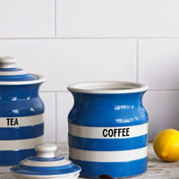 Cornishware, Cornishware Cornish Tea Storage Jar - Blue, Redber Coffee