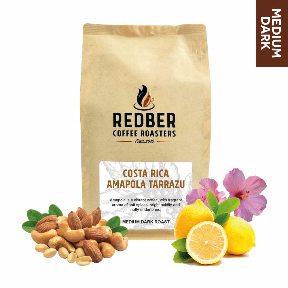 Redber, COSTA RICA AMAPOLA TARRAZÚ - Medium-Dark Roast Coffee, Redber Coffee