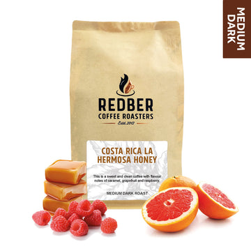 Redber, COSTA RICA HERMOSA HONEY - Medium-Dark Roast Coffee, Redber Coffee