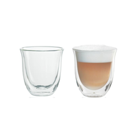 DeLonghi, De'Longhi Creamy Collection, set of 6 Cappuccino glasses, Redber Coffee