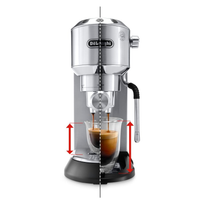 DeLonghi, De'Longhi Dedica Arte Manual Espresso Coffee Machine, Redber Coffee