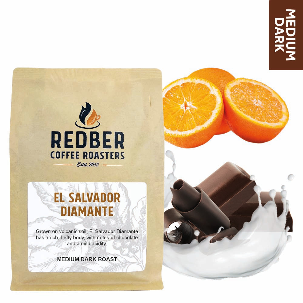 Redber, EL SALVADOR DIAMANTE - Medium-Dark Roast Coffee, Redber Coffee