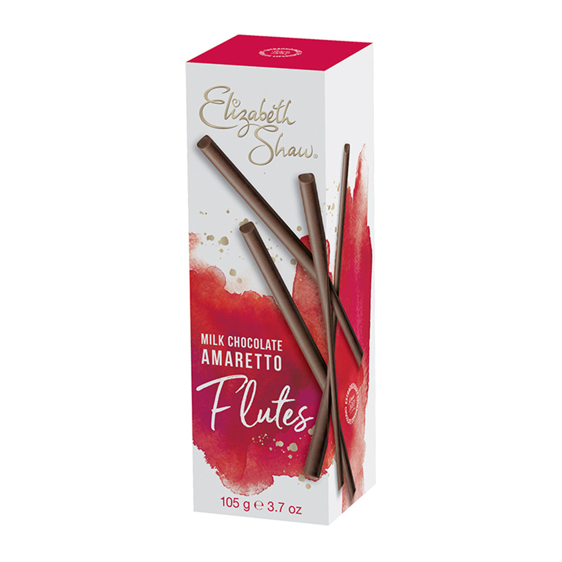 Elizabeth Shaw, Elizabeth Shaw Milk Chocolate Amaretto Flutes 105g, Redber Coffee