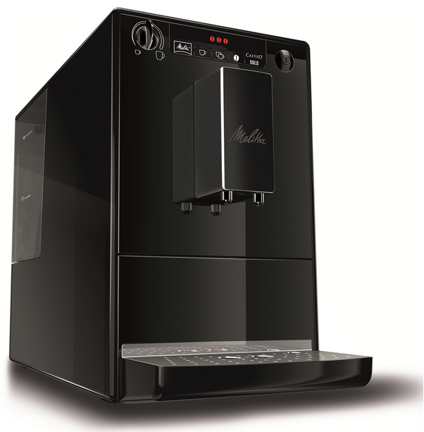 Melitta, Melitta Solo Caffeo Bean to Cup Coffee Machine (Pure Black), Redber Coffee