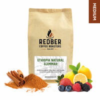 Redber, ETHIOPIA NATURAL DJIMMAH - Medium Roast Coffee, Redber Coffee