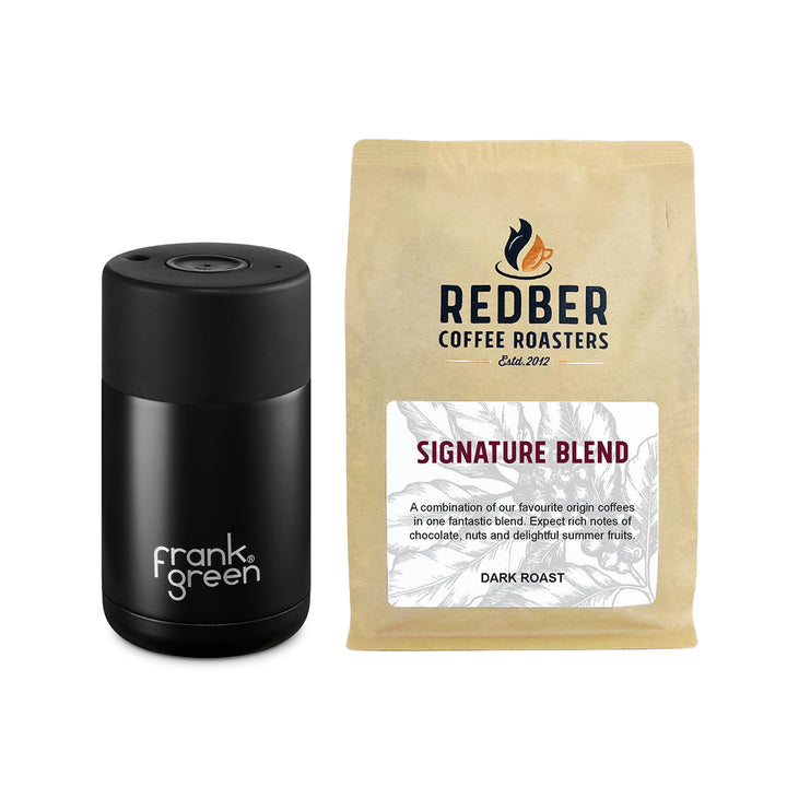 Frank Green, Frank Green 10oz/295ml Ceramic Reusable Cup with 250g Coffee, Redber Coffee
