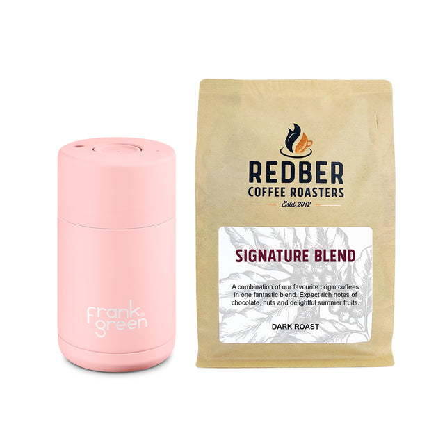 Frank Green, Frank Green 10oz/295ml Ceramic Reusable Cup with 250g Coffee, Redber Coffee