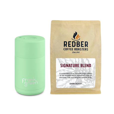 Frank Green, Frank Green 10oz/295ml Ceramic Reusable Cup with 250g Coffee, Redber Coffee