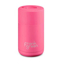 Frank Green, Frank Green 10oz/295ml Ceramic Reusable Cup - Neon Pink, Redber Coffee
