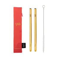 Frank Green, Frank Green Ultimate Reusable Straw Pack - Living Coral, Redber Coffee