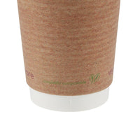 Vegware, Vegware Compostable Coffee Cups Double Wall 230ml / 8oz (Pack of 500), Redber Coffee