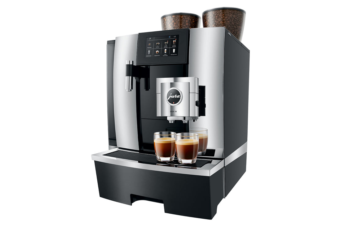 Jura, Jura GIGA X8 Bean to Cup Coffee Machine - Aluminium Chrome, Redber Coffee