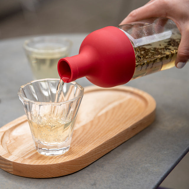 Hario, Hario Cold Brew Tea Filter Bottle 750ml - Red, Redber Coffee