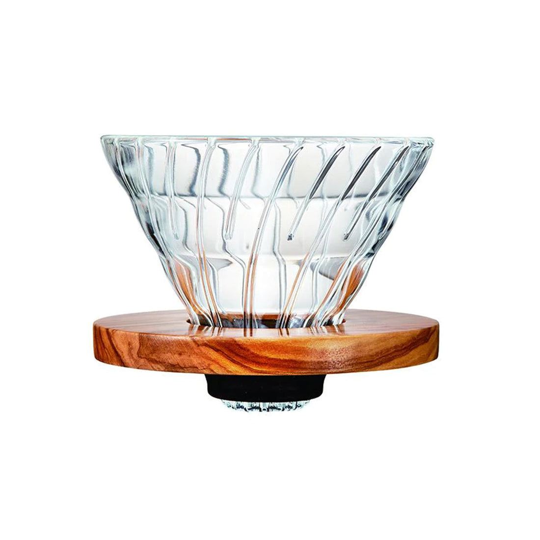 Hario, Hario V60 Glass Coffee Dripper Olive Wood - Size 02, Redber Coffee