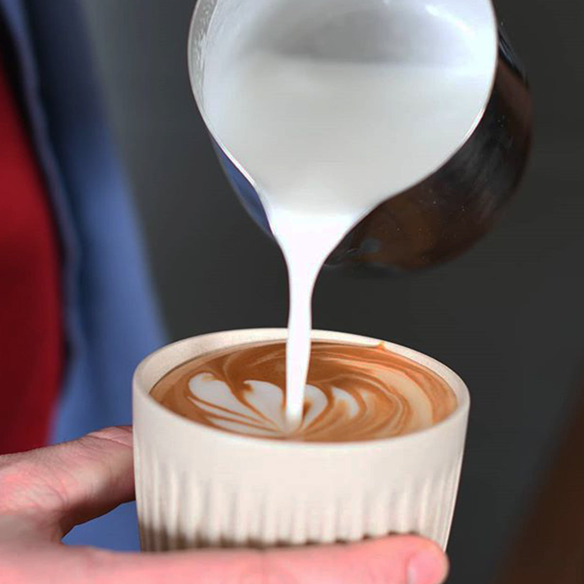 Huskee, Huskee Reusable 12oz Coffee Cups 4 Pack - Natural, Redber Coffee