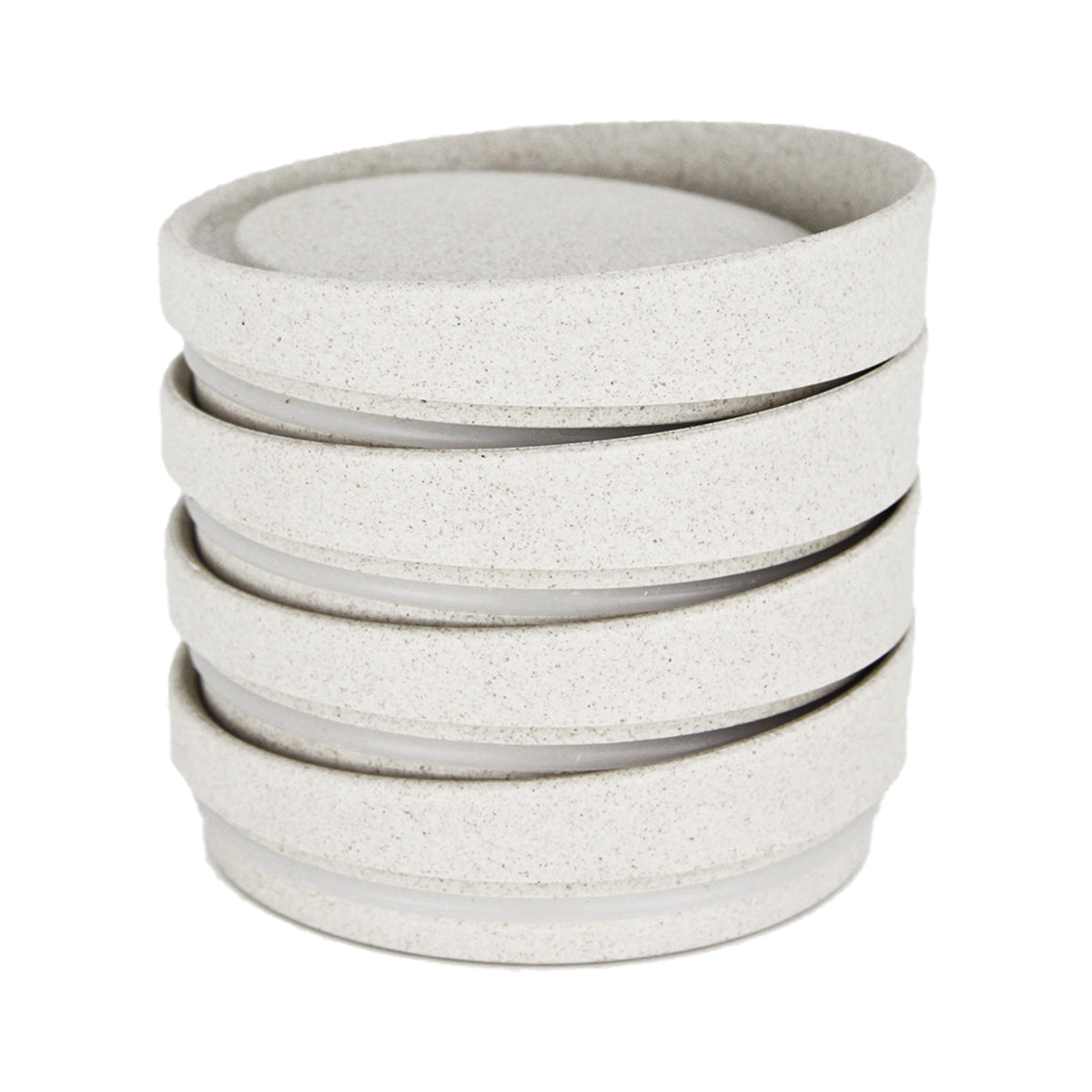 Huskee, Huskee Reusable Lids for Huskee Coffee Cups 4 Pack - Natural, Redber Coffee