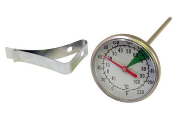 Redber, Motta Thermometer - Dual Dial Frothing With Optimum Froth Zone Markings, Redber Coffee