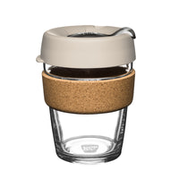 KeepCup, KeepCup Brew Cork Glass Reusable Coffee Cup M 12oz/340ml - Filter, Redber Coffee