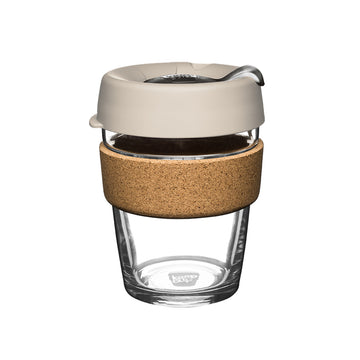 KeepCup, KeepCup Brew Cork Glass Reusable Coffee Cup M 12oz/340ml - Filter, Redber Coffee