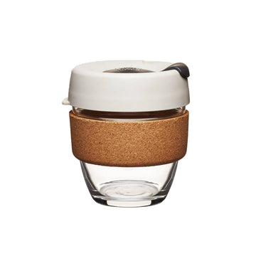 KeepCup, KeepCup Brew Cork Glass Reusable Coffee Cup S 8oz - Filter, Redber Coffee