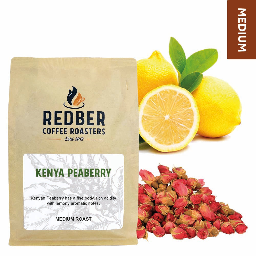 Redber, KENYA PEABERRY - Medium Roast Coffee, Redber Coffee