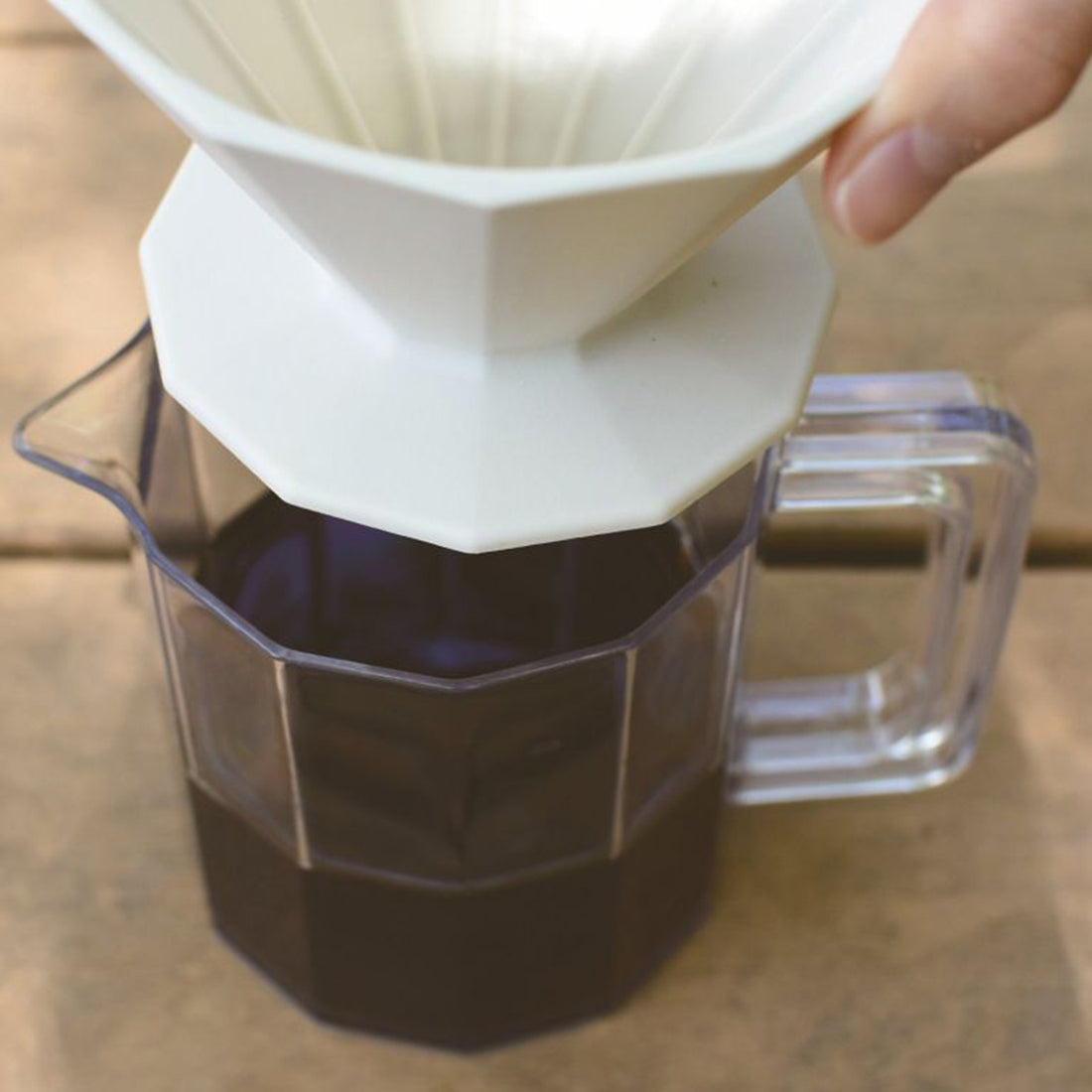 Kinto, Kinto Alfresco Brewer 4 Cups - Beige, Redber Coffee