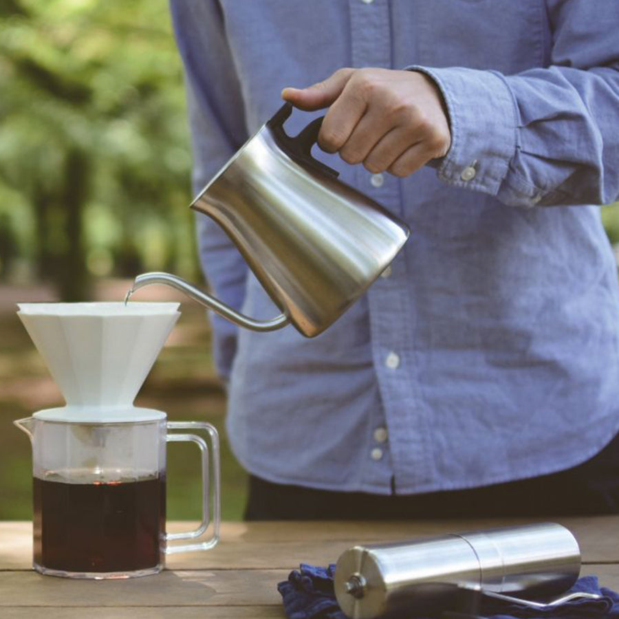 Kinto, Kinto Alfresco Brewer 4 Cups - Beige, Redber Coffee