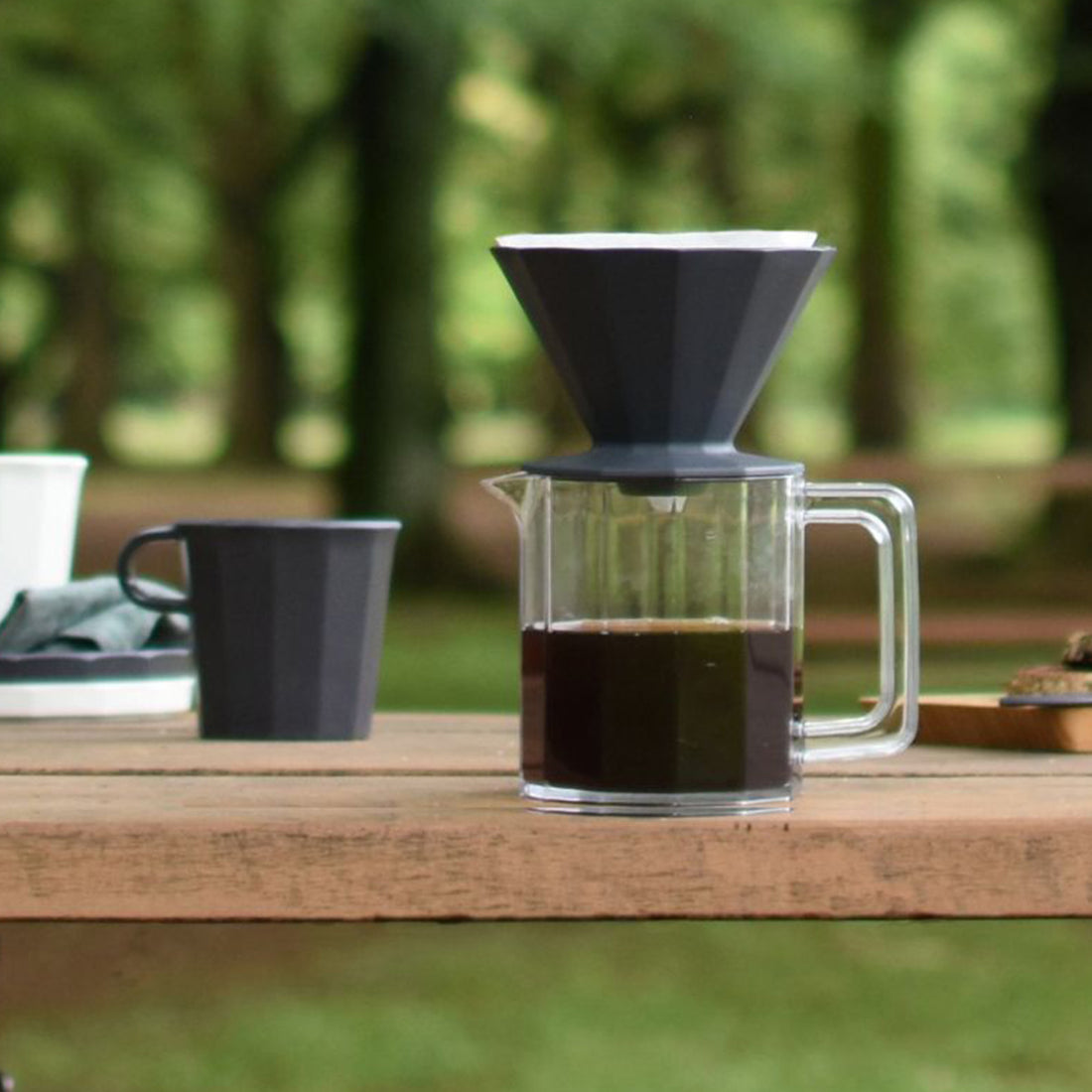 Kinto, Kinto Alfresco Brewer 4 Cups - Black, Redber Coffee
