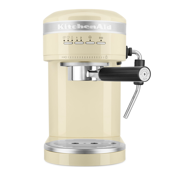KitchenAid, KitchenAid Artisan Semi Automatic Espresso Coffee Machine - Almond Cream, Redber Coffee