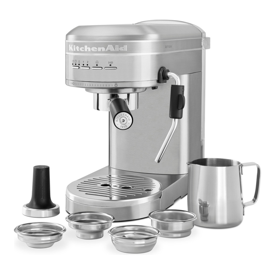 KitchenAid, KitchenAid Artisan Semi Automatic Espresso Coffee Machine - Stainless Steel, Redber Coffee