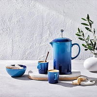 Le Creuset Stoneware Cafetiere - Azure Blue