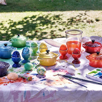 Le Creuset Stoneware Set of 6 Rainbow Egg Cups
