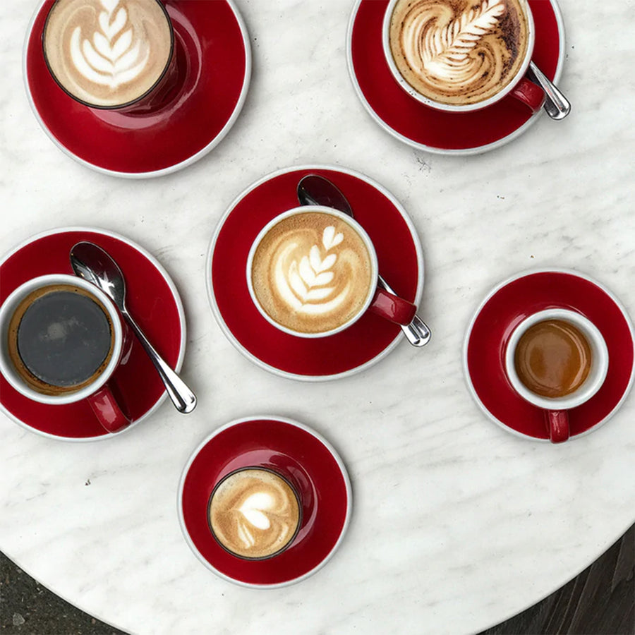 Loveramics, Loveramics Egg Latte Mug - Red, Redber Coffee