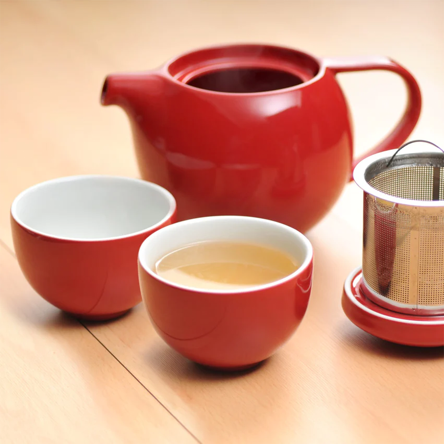Loveramics, Loveramics Pro Tea Teapot with Infuser 400ml - Red, Redber Coffee