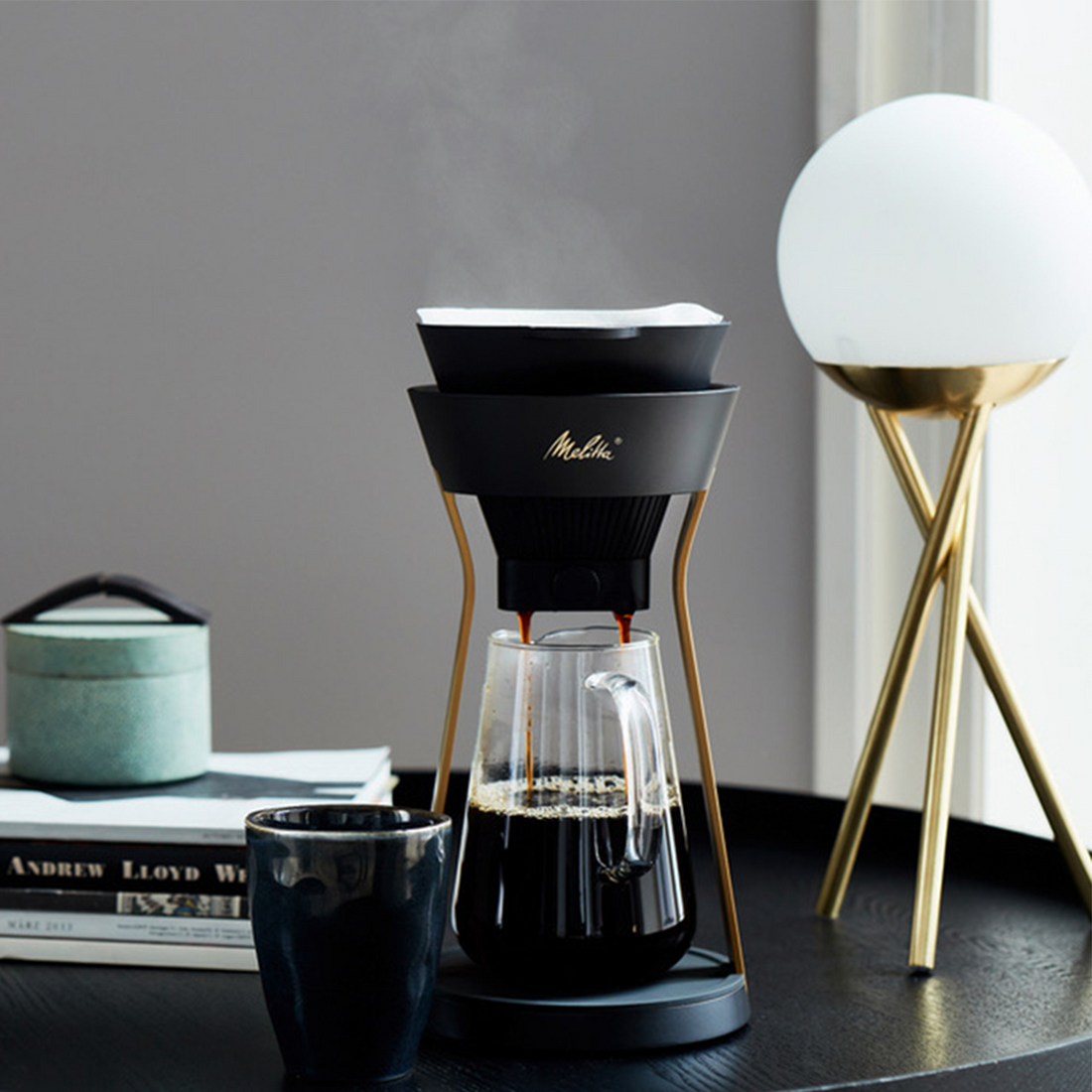 Melitta Amano Brewer Pour Over Gold Plated Redber Coffee