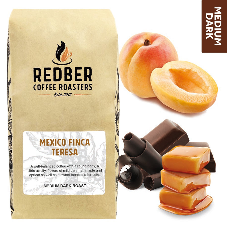 Redber, MEXICO SHG FINCA TERESA - Medium-dark Roast Coffee, Redber Coffee